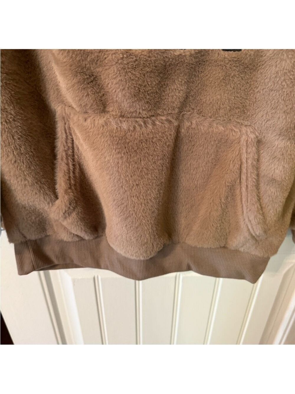 Tan Collegiate Style Hoodie Sweatshirt NWT - Picture 4 of 6